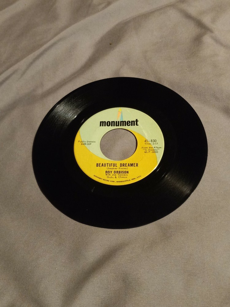 Roy Orbison Beautiful Dreamer / Pretty Paper 45-830