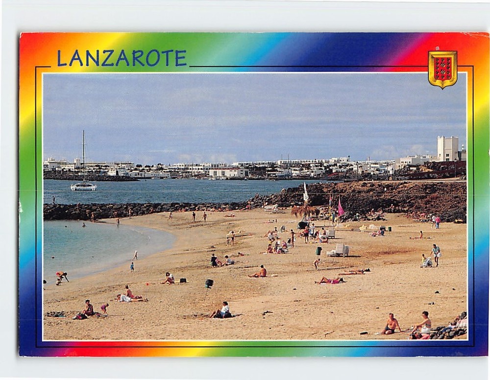 Postcard Lanzarote Playa Blanca Spain