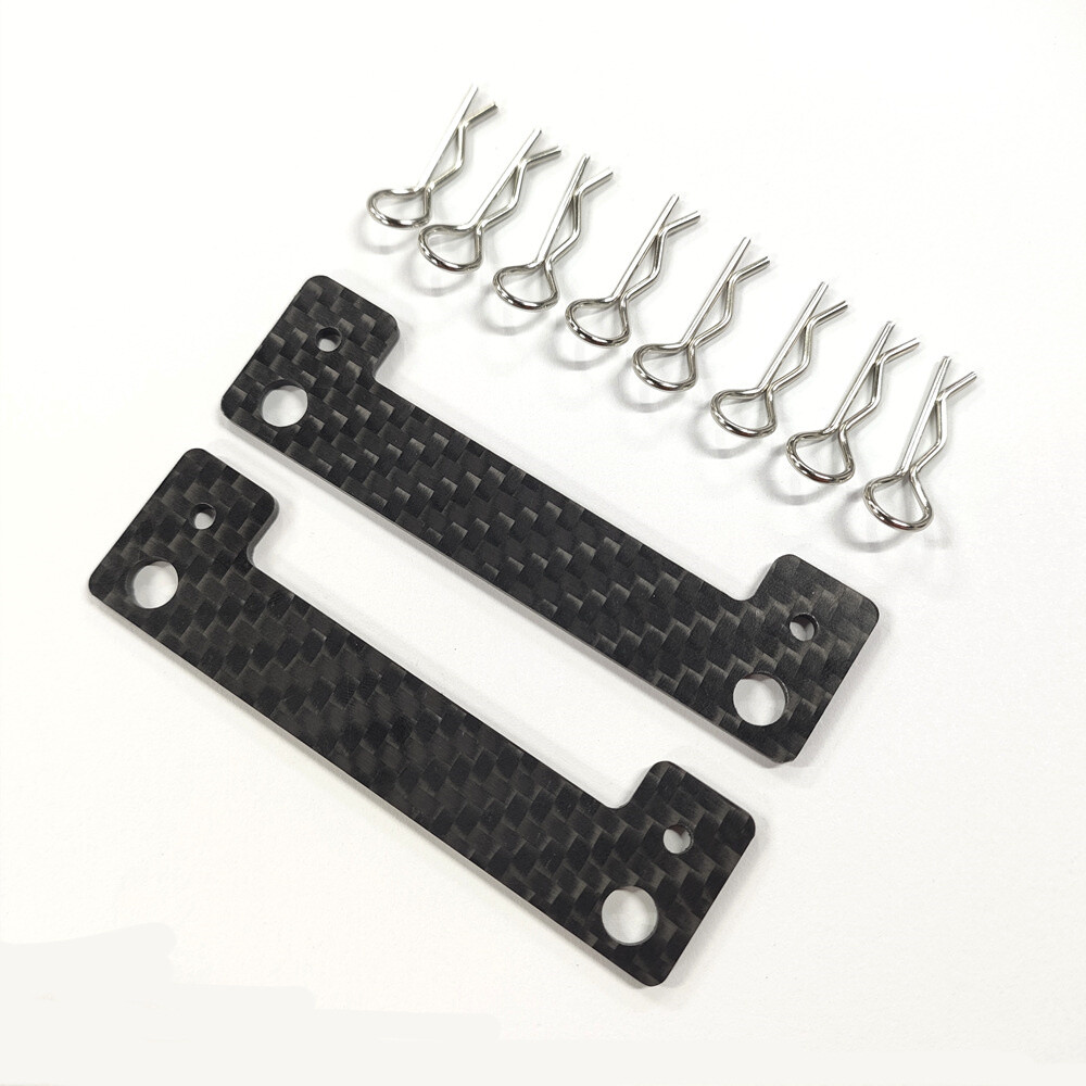 For TAMIYA XV01 TT01 TT02 RC Car Body Post Magnet Mounting Plate Upgrade Part