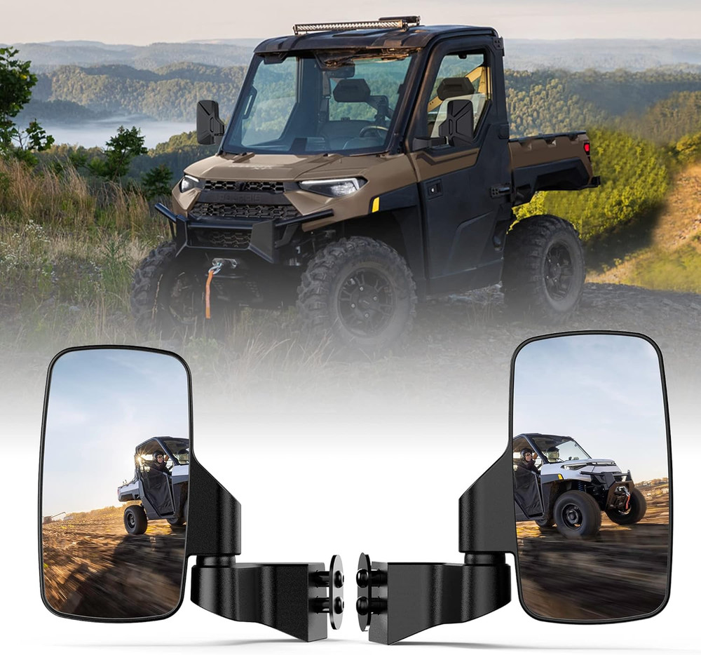 2018-2026 Polaris Ranger CREW SP XP 570 1000 Side Mirrors–Compatible Replacement