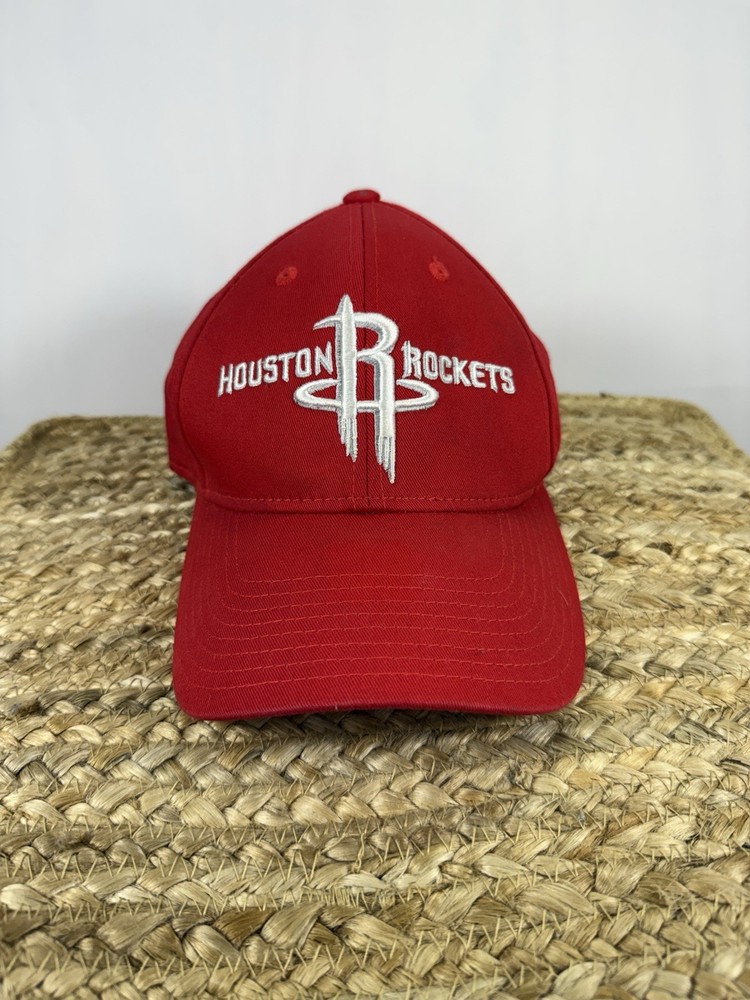 Adidas NBA Houston Rockets Hat/Cap Red Adjustable Strap