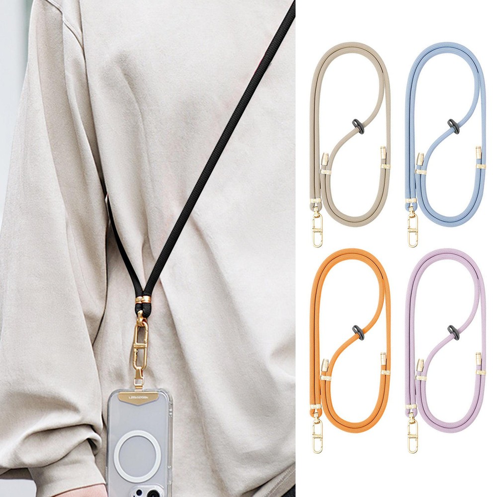 Universal Adjustable Length Cell Mobile Phone Lanyard Neck Strap Unisex Gift