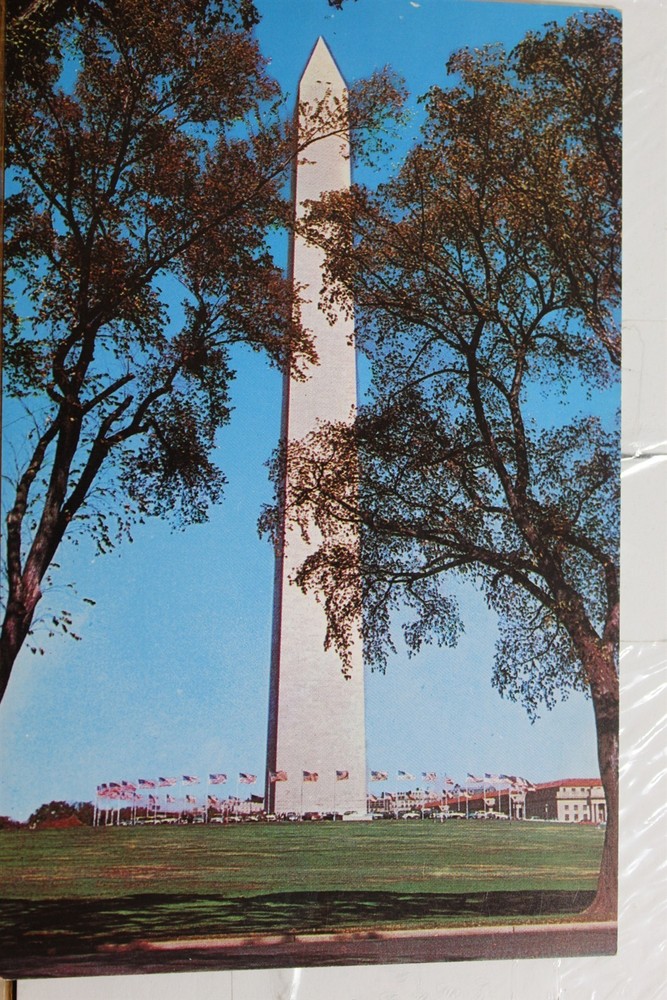 Washington DC Monument Postcard Old Vintage Card View Standard Souvenir Postal
