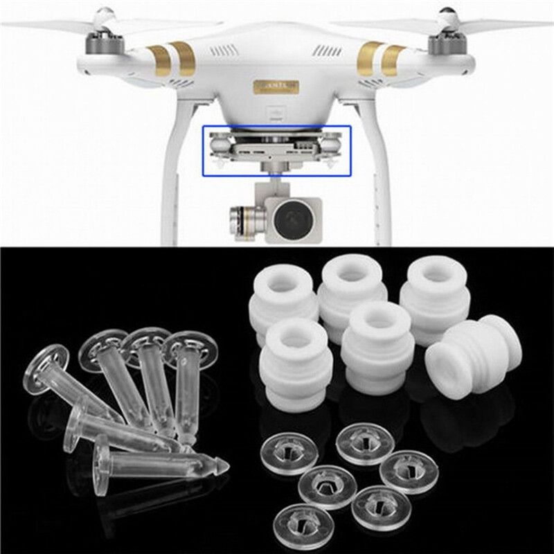 DJI Phantom 3 Camera Gimbal Shock Absorption Rubber Balls Pins Kit