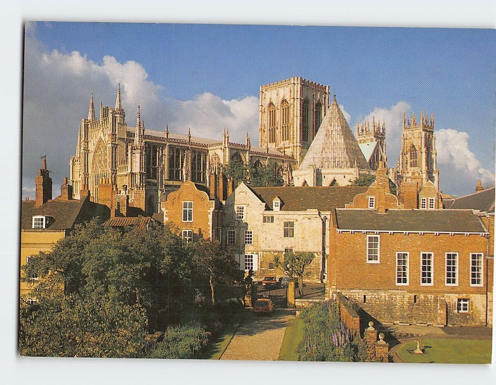Postcard York Minster From The City Walls York England