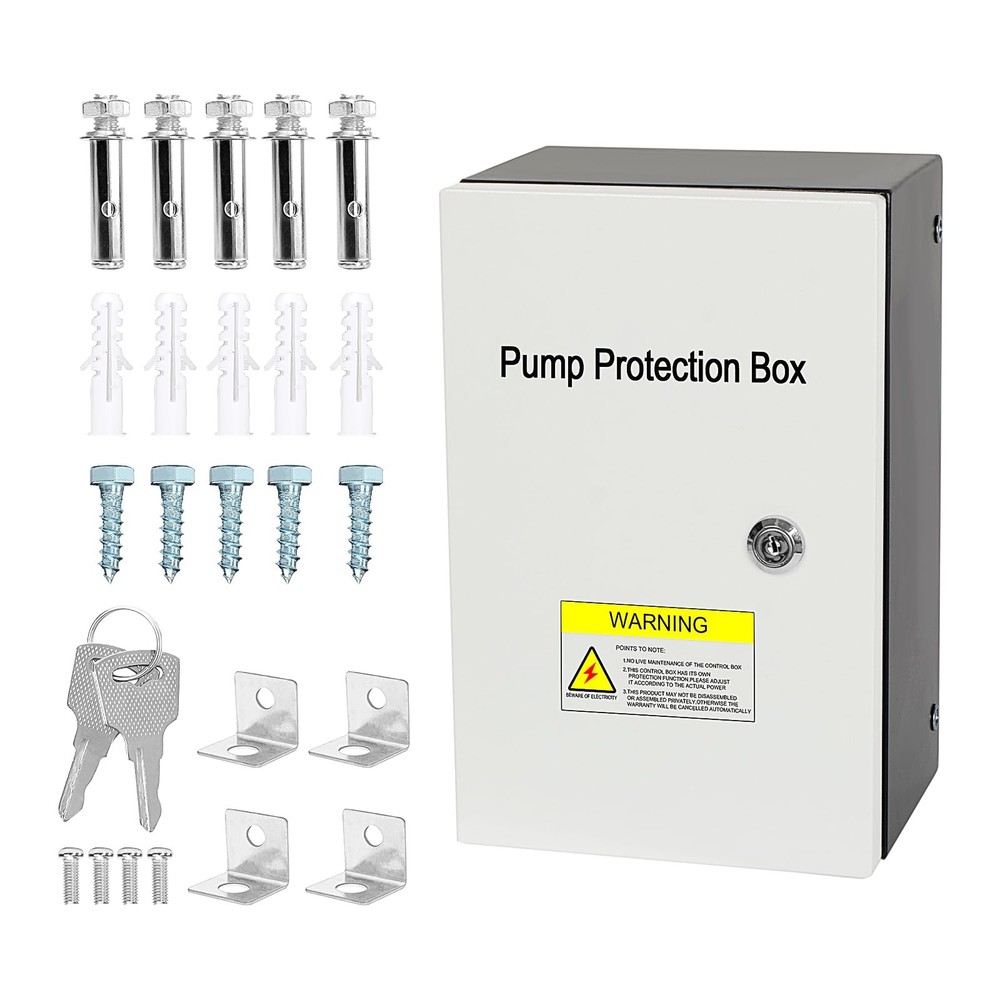 1.2-2.9 HP 208/240VAC 3-Wire Single Phase Well Pump Protection Box