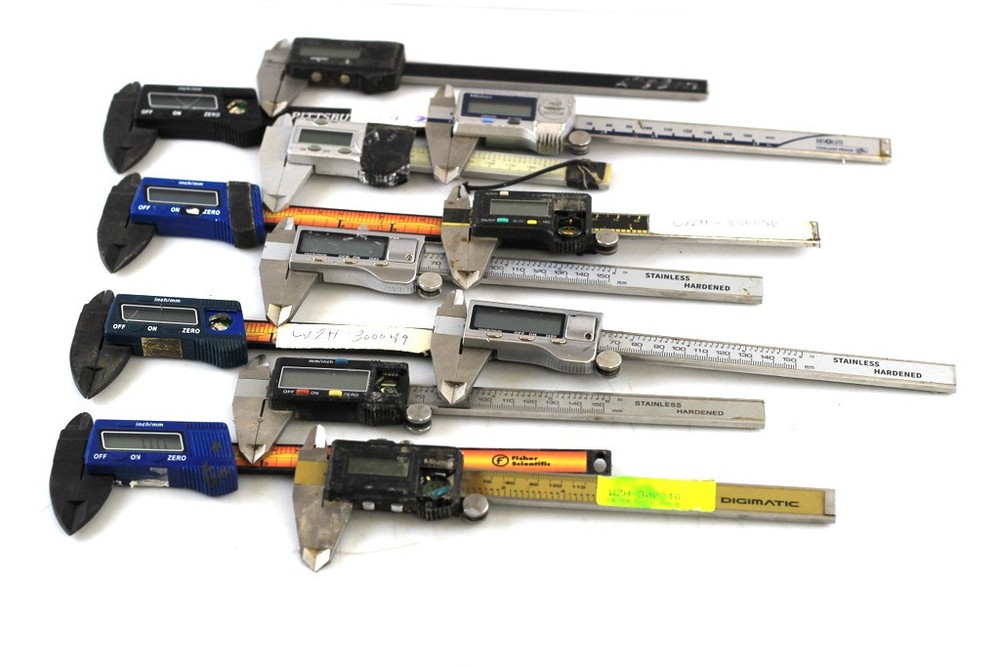Mixed Digital Caliper Lot x11 Mitutoyo Digimatic Pittsburgh Fisher Scientific fo