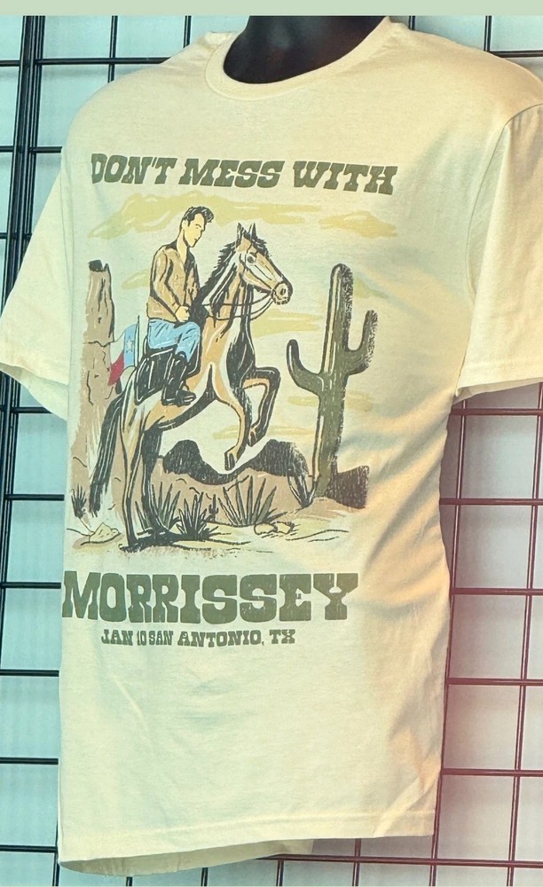 Morrissey San Antonio Texas Tour 2026 Dont Mess With Morrissey  T-shirt