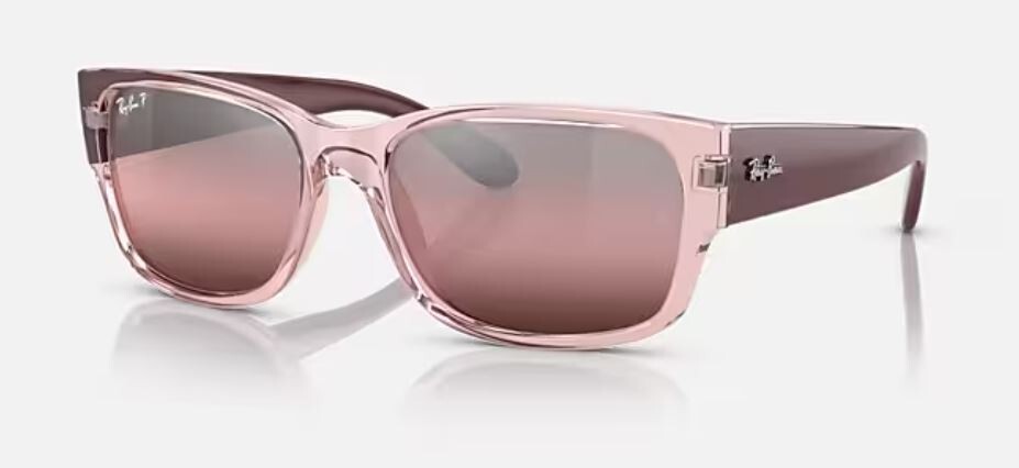 NEW! Ray-Ban RB4388 Translucent Pink Sunglasses
