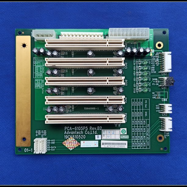 1pcs USED Advantech baseboard PCA-6105P5 Rev.B2 Free shipping