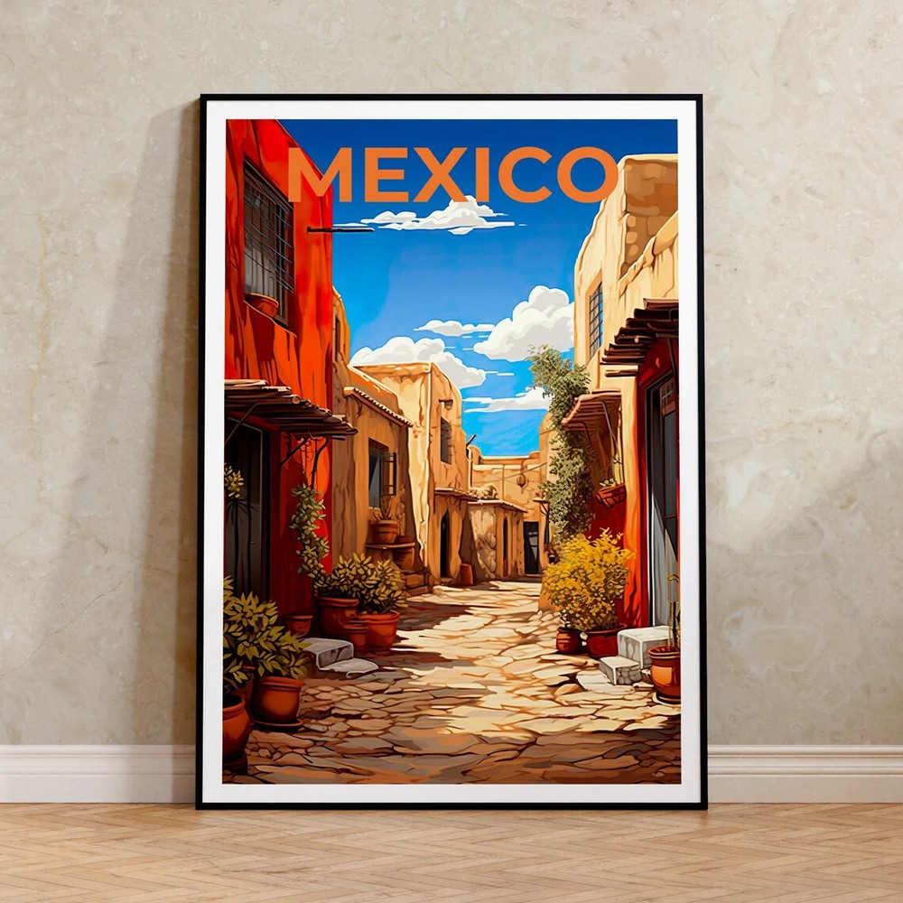 Pueblo Wall Art Poster Premium Quality Choose your Size