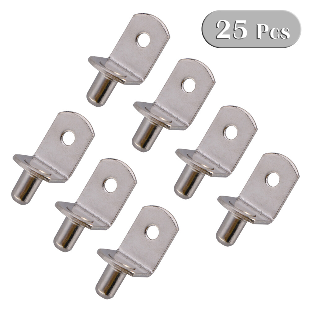 25PCS Heavy Duty Shelf Brackets for Cabinets Bookcases Sturdy Support