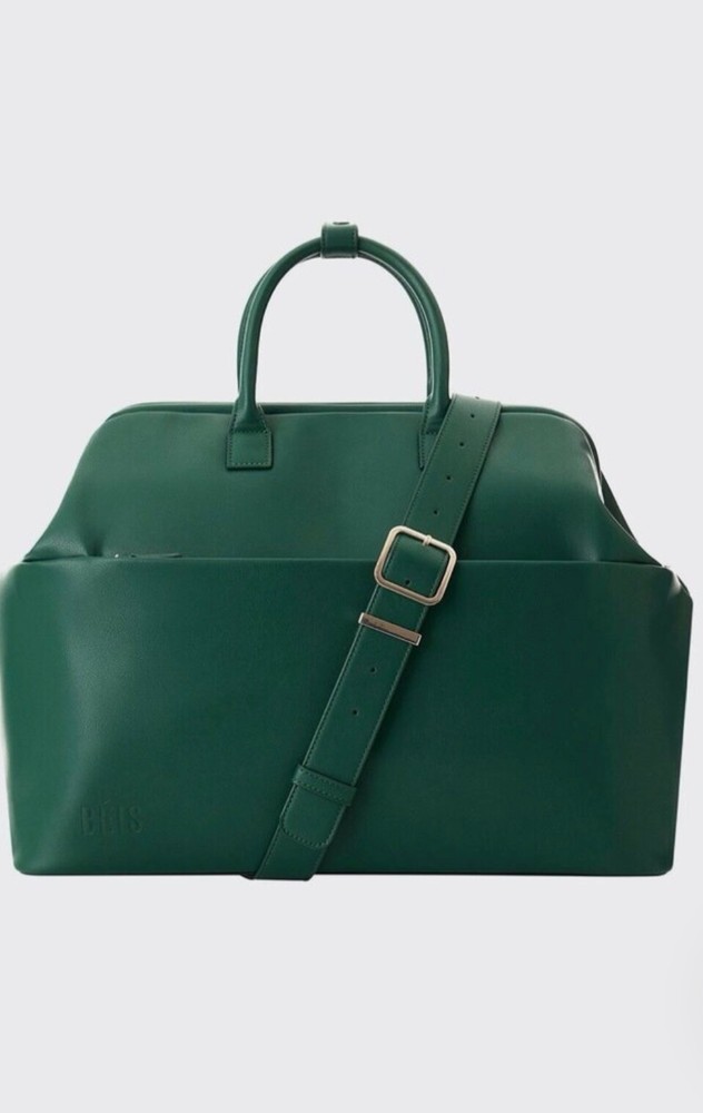 BEIS The Weekender Wicked Green Travel Bag NWT Highly Detailed SEO-Friendly