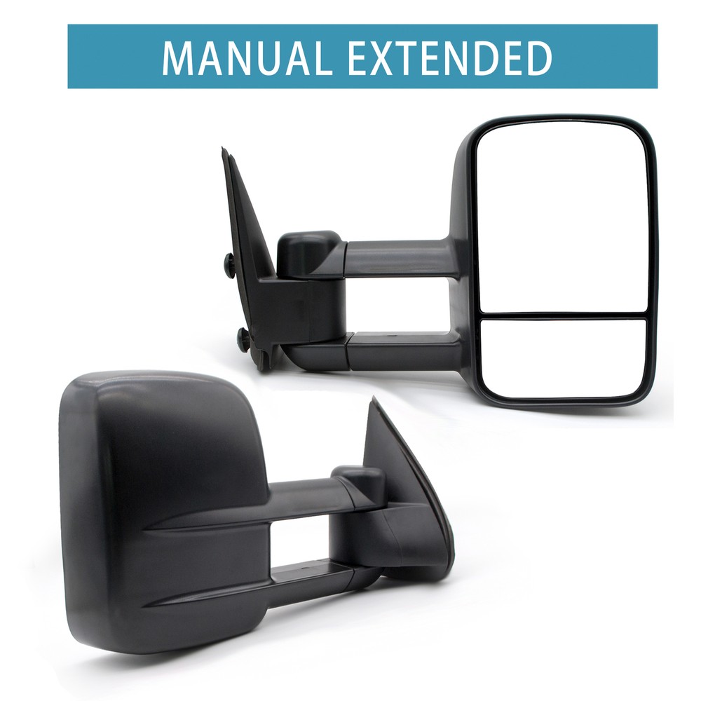 Tow Mirrors Manual Fold For 2003-2005 GMC Sierra 2500 Driver+Passenger Side