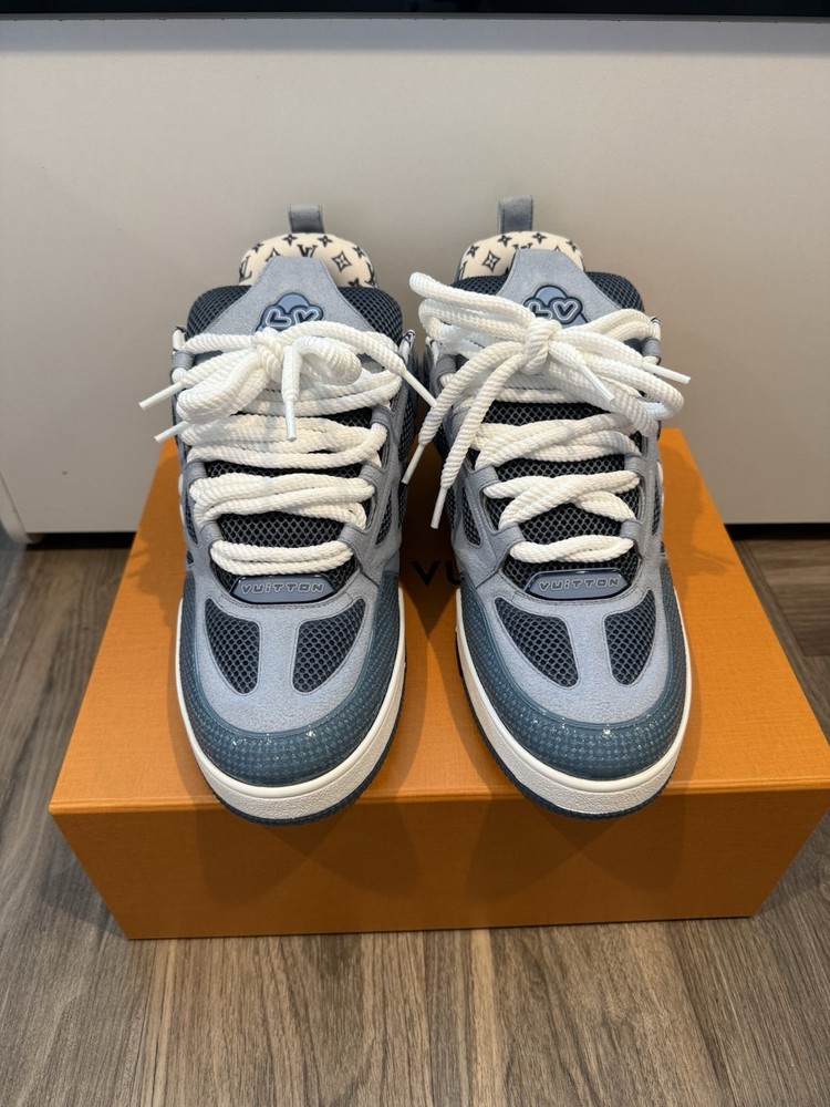 Louis Vuitton Skate Sneakers blue grey & White