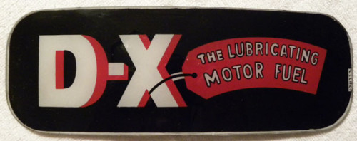 Original DX Sunoco MOTOR FUEL, Oil, Gas Pump Glass, NICE