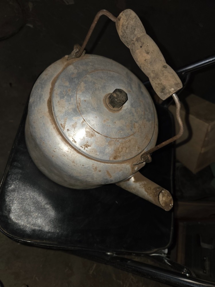 vintage tea kettle stovetop whistling