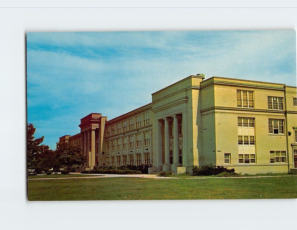 Postcard English High School Lynn Massachusetts USA North America