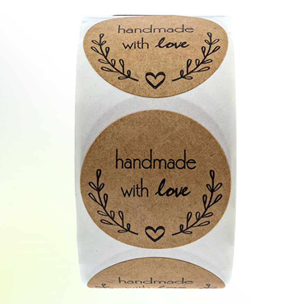 Red Heart Valentine Gift Wrap Stickers Love Labels for Present Tags