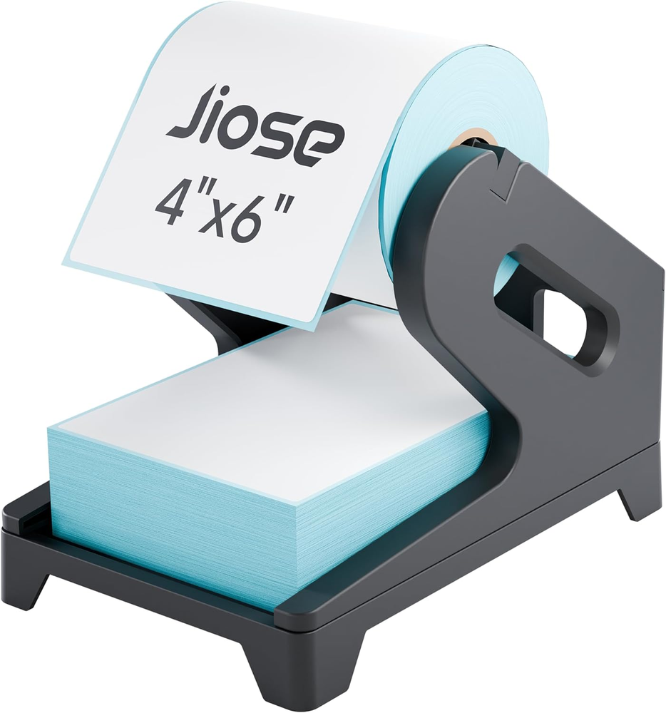 JIOSE 4X6 Thermal Label Holder for Rolls and Fan-Fold Shipping Labels