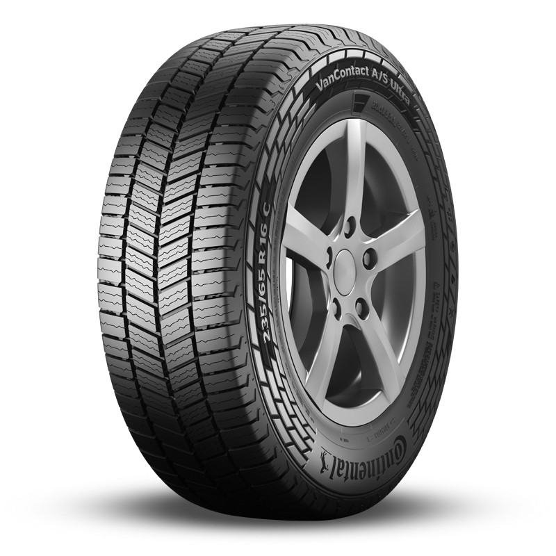 1 Continental VanContact A/S Ultra 225/75R16 121/120R Cargo Van Fleet 10 PLY