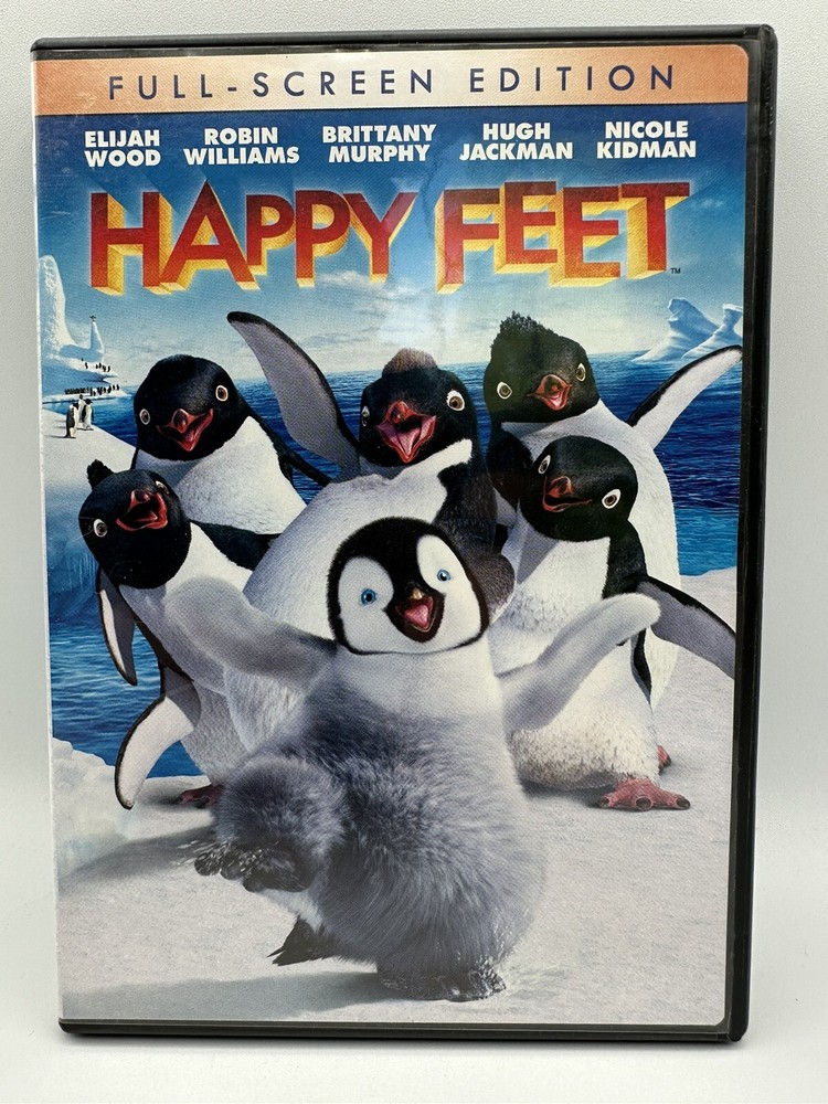 HAPPY FEET DVD Full - Screen Edition Elijah Woods, Robin Williams
