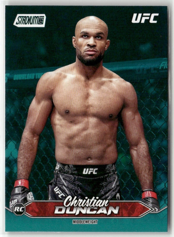 2025 Stadium Club UFC #175 Christian Duncan Teal Foil