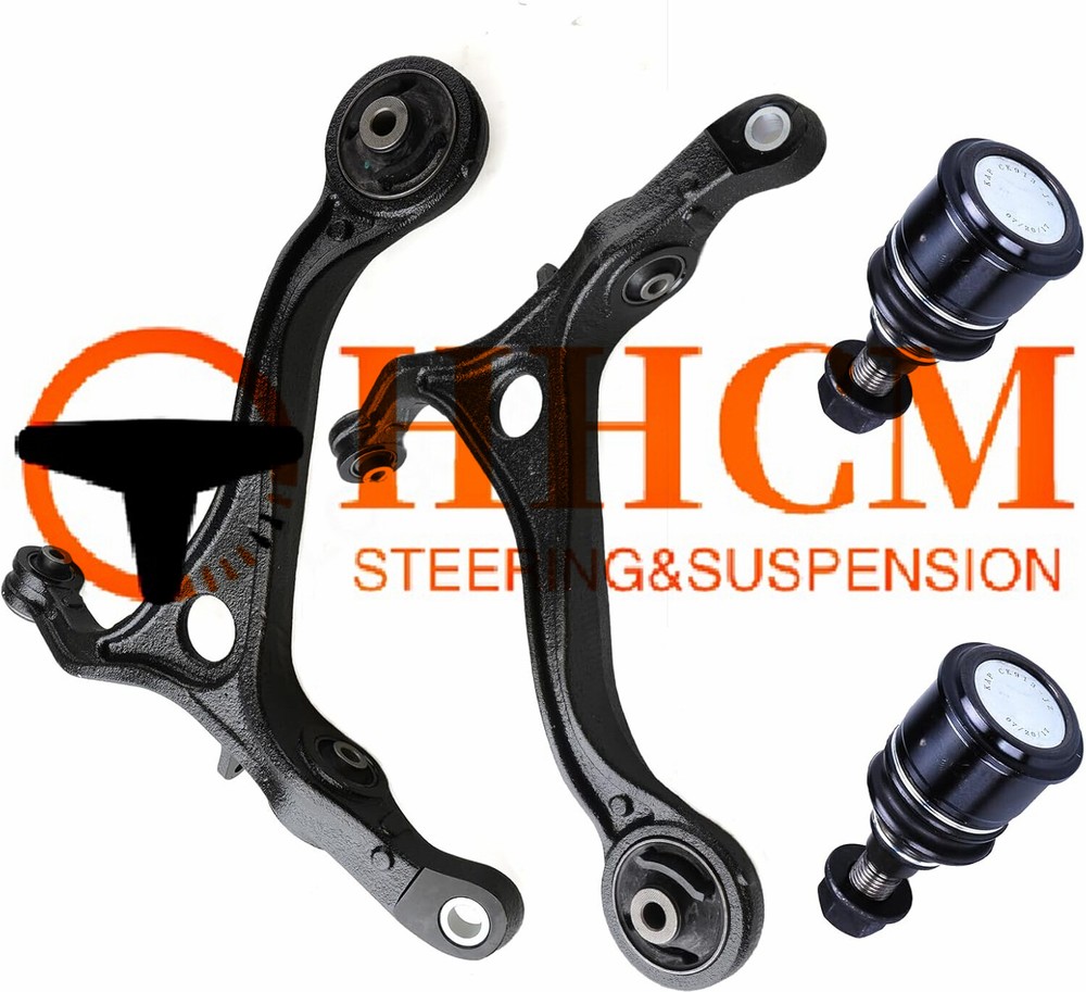 4PC Front Lower Control Arms Lower Ball Joints SET For 2004 2005 2006 Acura TL