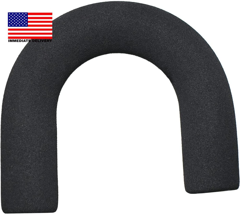 Foam Hand Grip Replacement for Standard Handle Canes, Thick Cushioned Foam, Blac