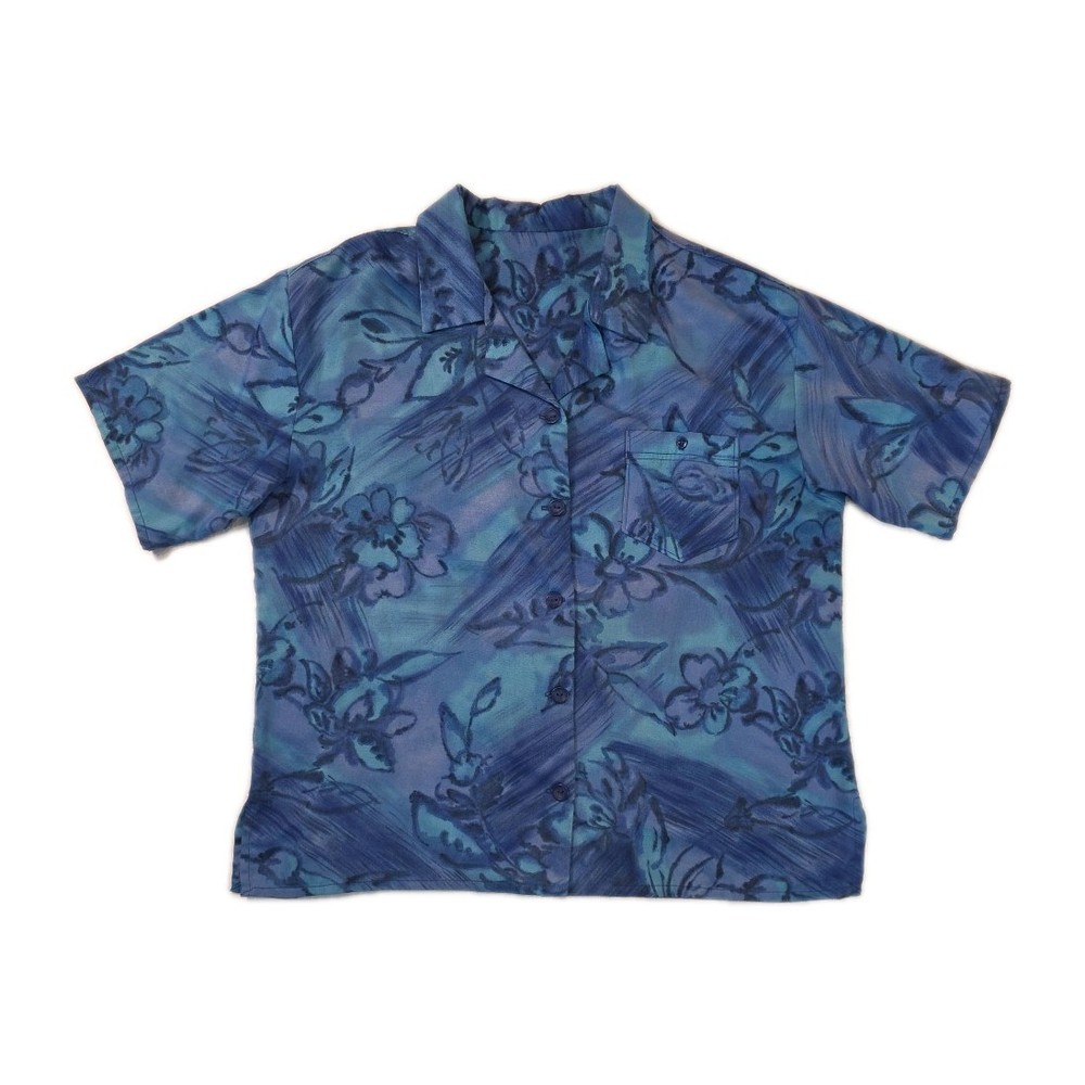Vintage Blue Hawaiian Shirt