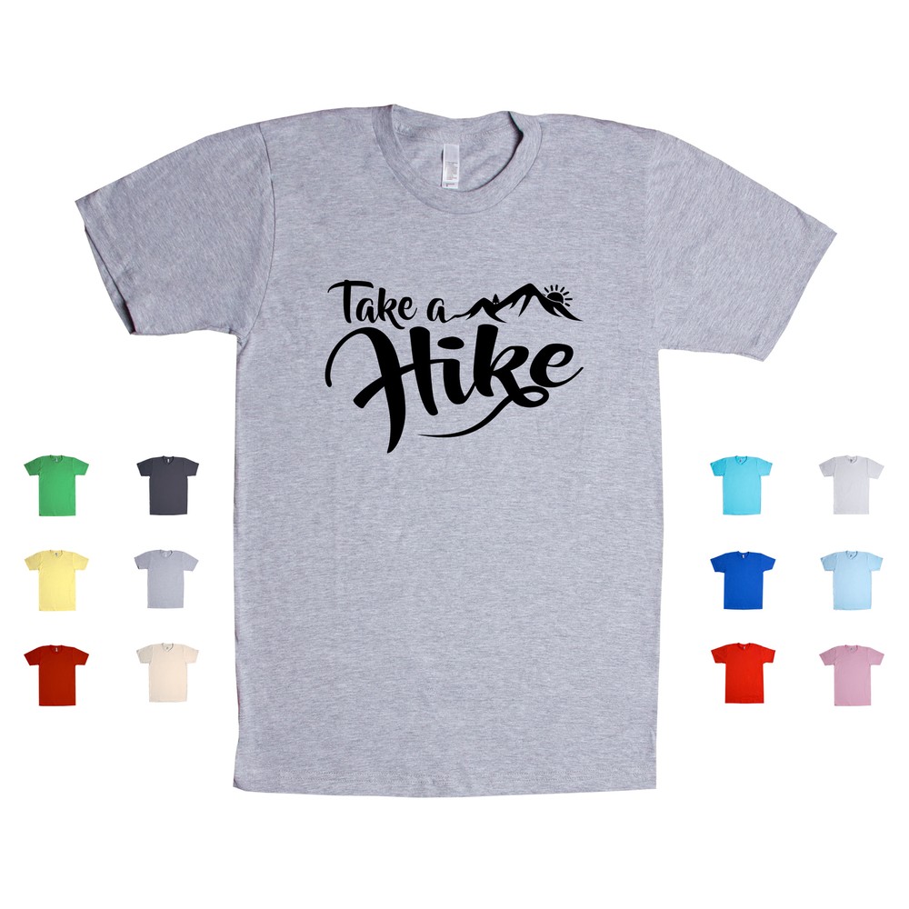 Take A Hike outdoor nature mountains adventure travel explore Unisex T Shirt