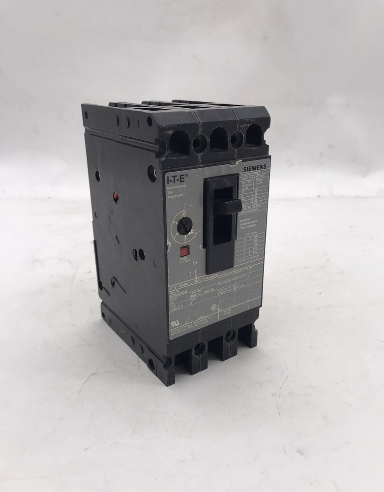 Houston Stock Siemens Ed63A050 Type Ed 50 Amp Refurbish Free 2 Day Air Shipping