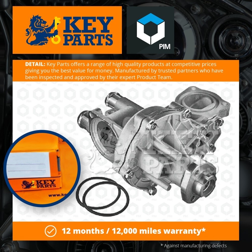 Water Pump fits VW SCIROCCO 53, 53B 1.5 1.6 1.8 75 to 92 Coolant KeyParts New