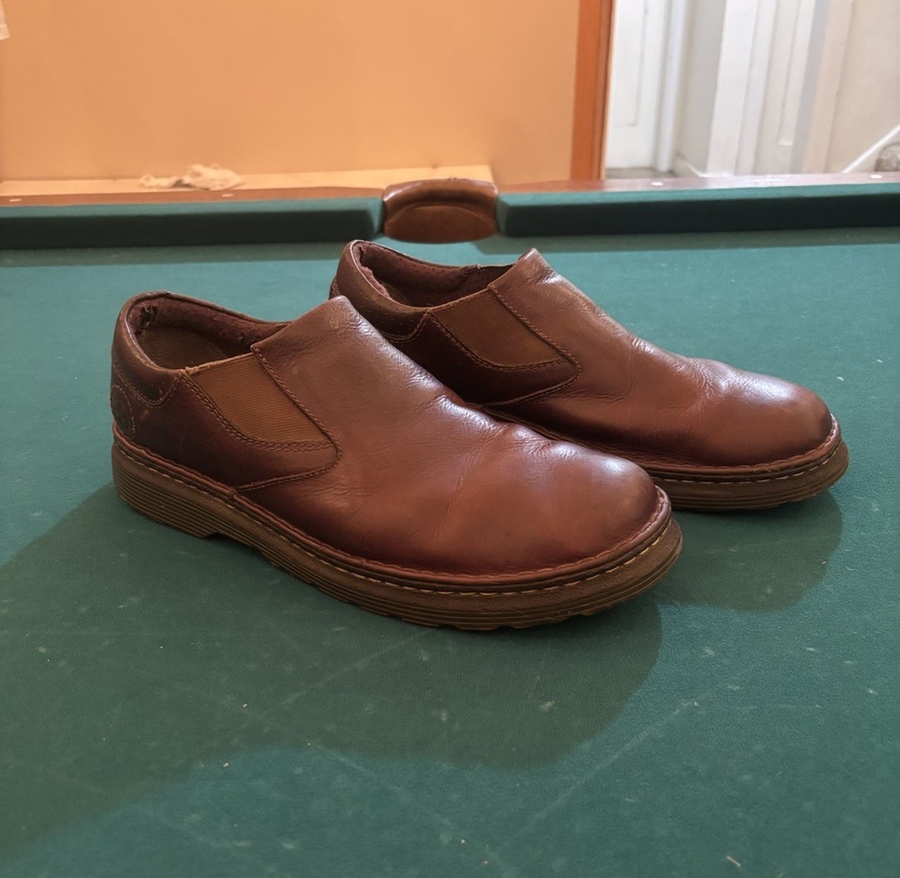 Men’s Slip On Dr Martens Brown Shoes, Men’s US Size 12
