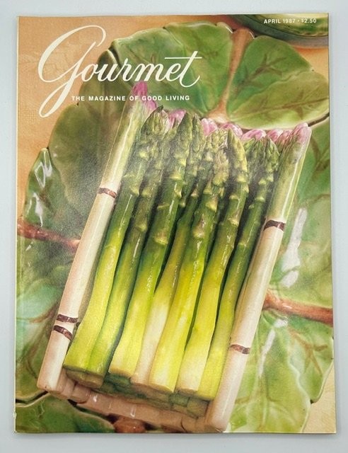 Gourmet Magazine April 1987 Food Recipes Cooking Travel Lifestyle