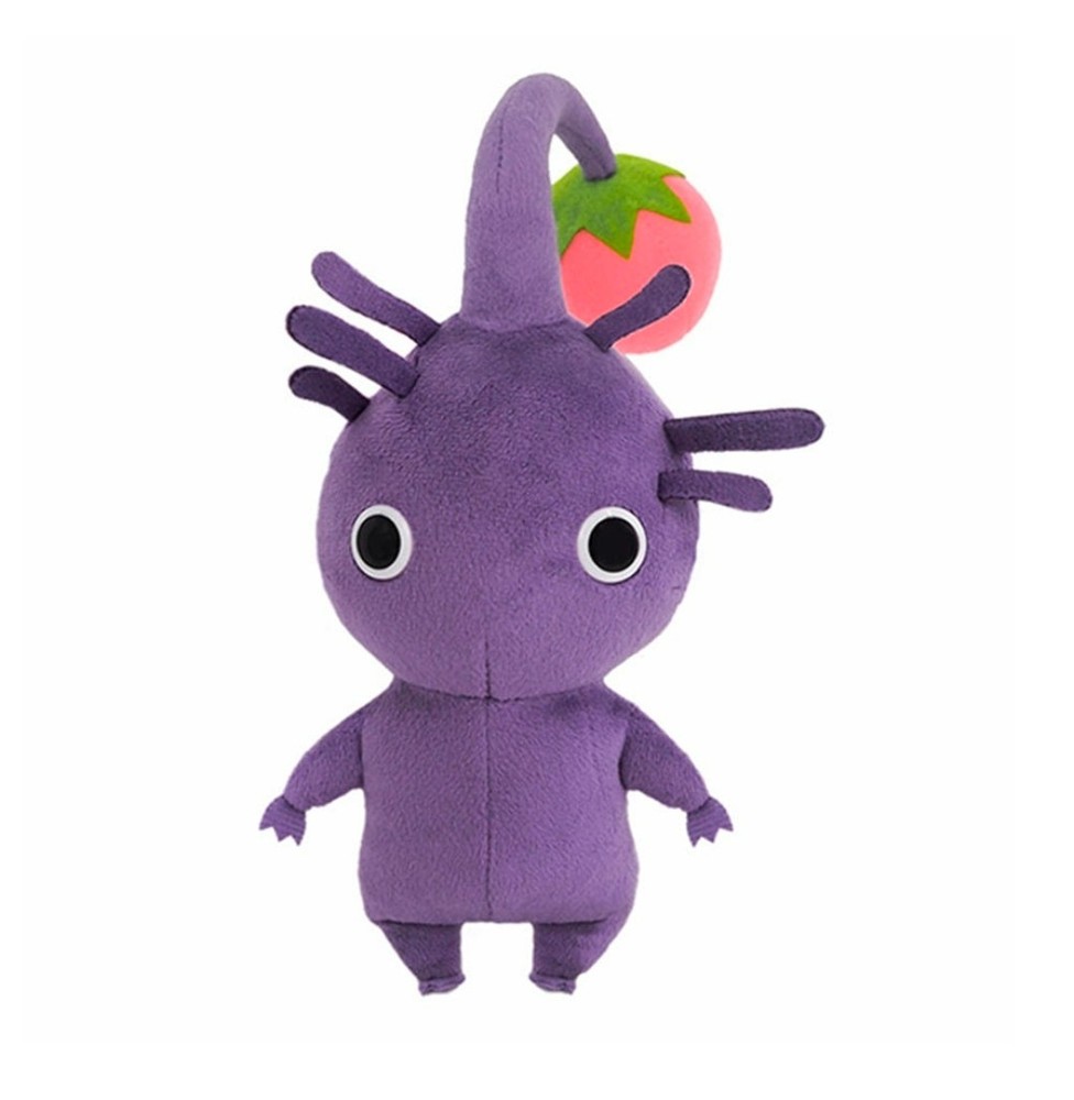 Purple Pikmin Nintendo Game Plush Doll Stuffed Toy 10 x 12 x 21cm from Korea