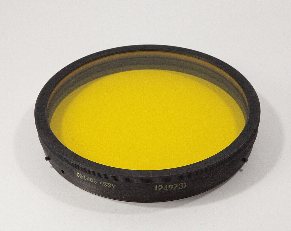 FILTER, UNMARKED, ABOUT 180MM SLIP IN WITH THREE PINS, YELLOW III/219250