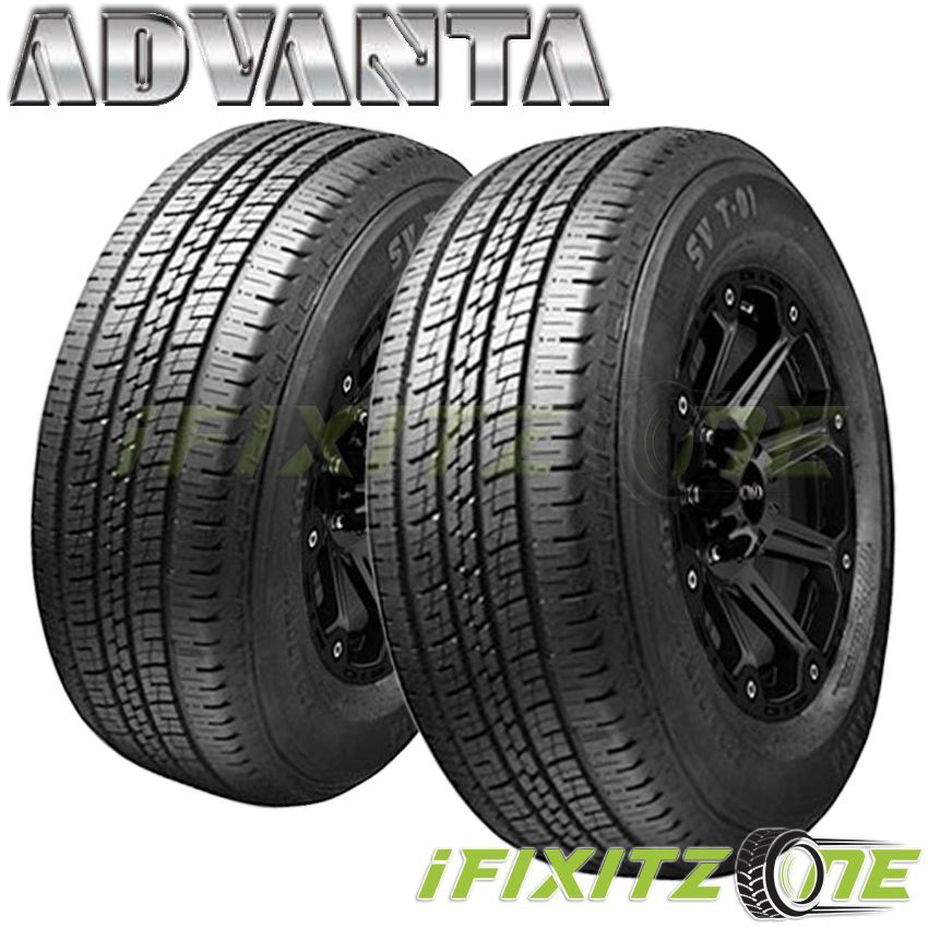 2 Advanta SVT-01 265/65R17 110T All Season Performance M+S 60K Mile SUV Tires