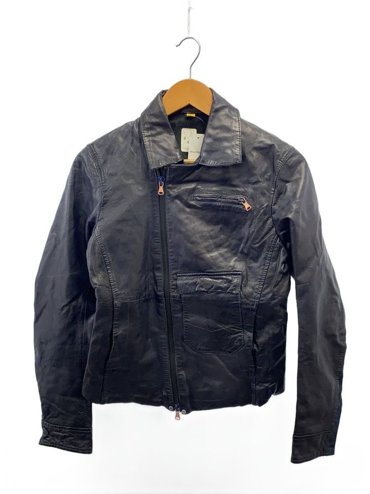 G-Star Raw Leather Jacket Blouson/S/Leather/Blk/Plain// 3505