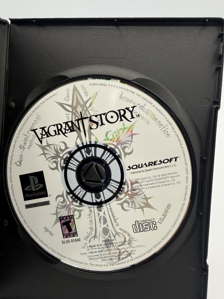 Vagrant Story (Sony PlayStation 1, 2000) PS1 - Disk Only