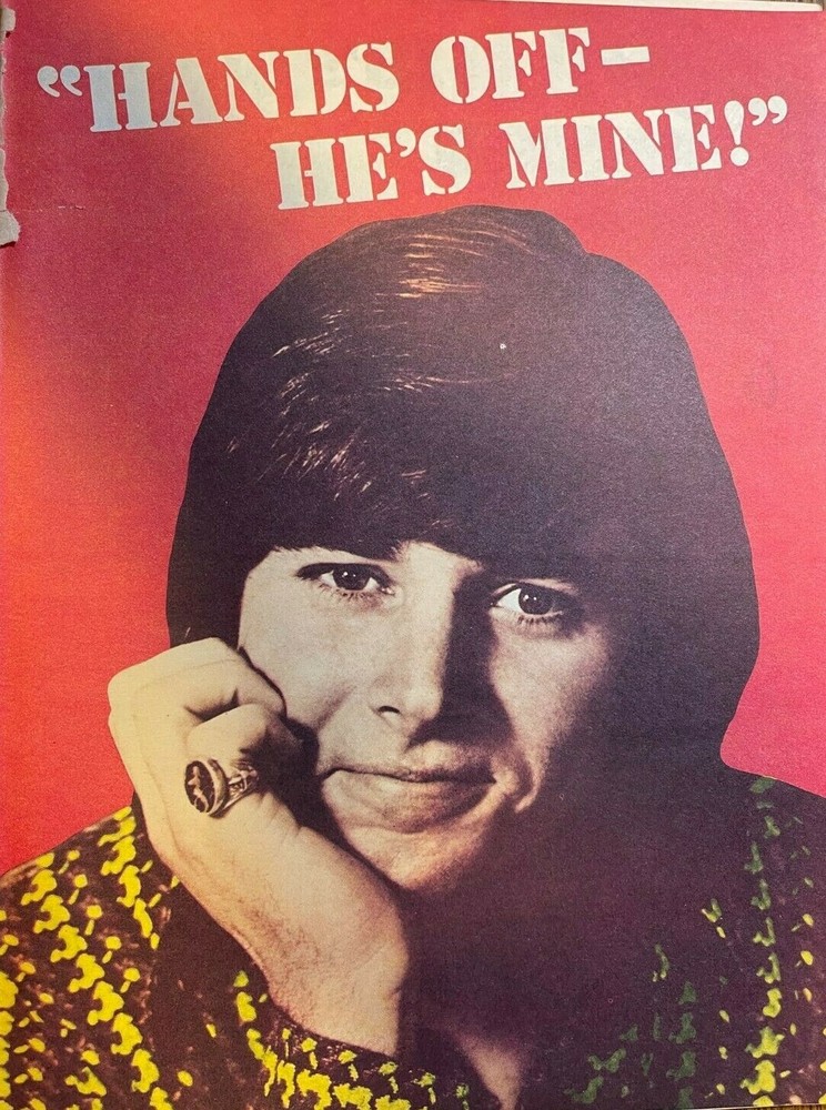 1971 Vintage Magazine Illustration Bobby Sherman