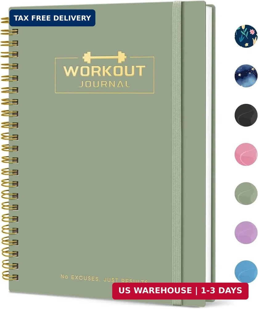 Fitness Workout Journal for Women & Men, A5(5.5