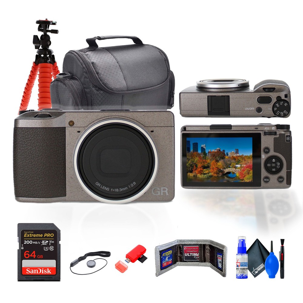 Ricoh GR III Diary Edition Digital Camera Bundle with Accessories