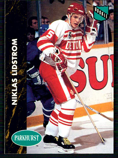 1991-92 Parkhurst Nicklas Lidstrom #37 Rookie Card