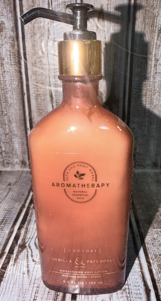 Bath and Body Works Aromatherapy Comfort Vanilla & Patchouli Body Lotion NEW!