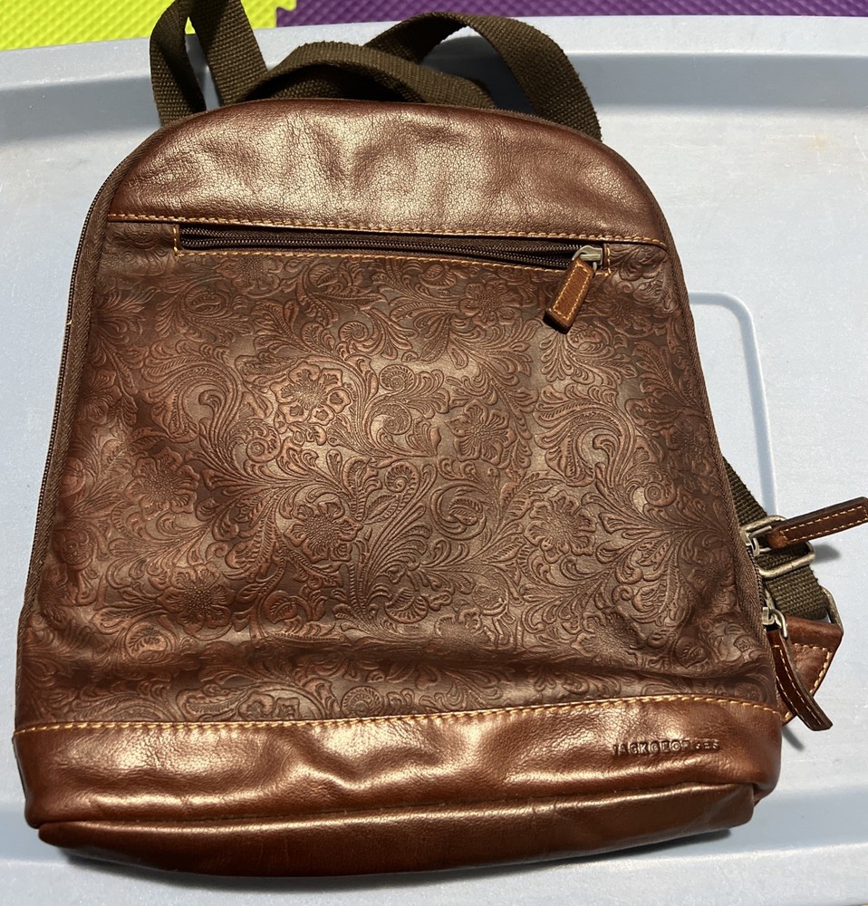 Jack Georges Leather Backpack 