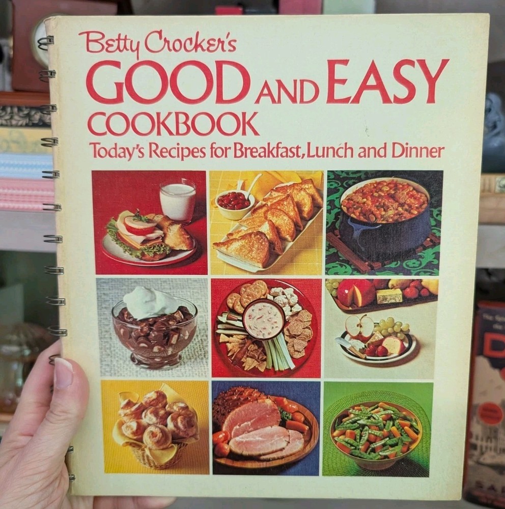 Betty Crocker's Good And Easy Cookbook 2nd Edition 1st Printing HC Spiral 1971