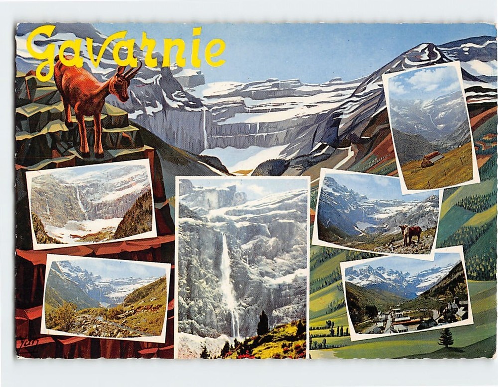 Postcard Le Cirque Et Le Village Gavarnie France