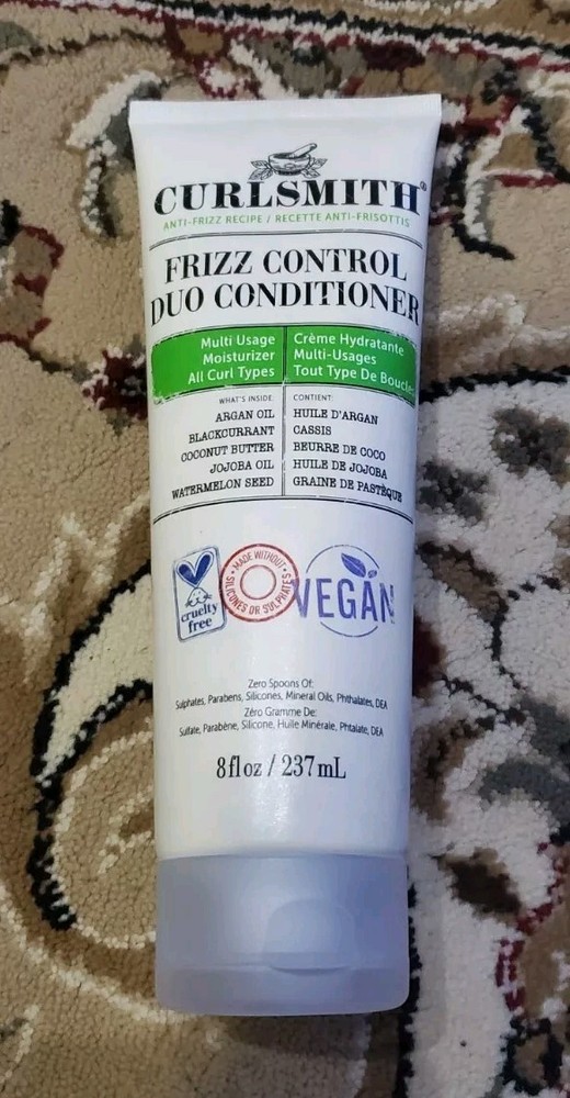 Curlsmith Frizz Control Conditioner 8 oz for Smooth Hydrated Hair