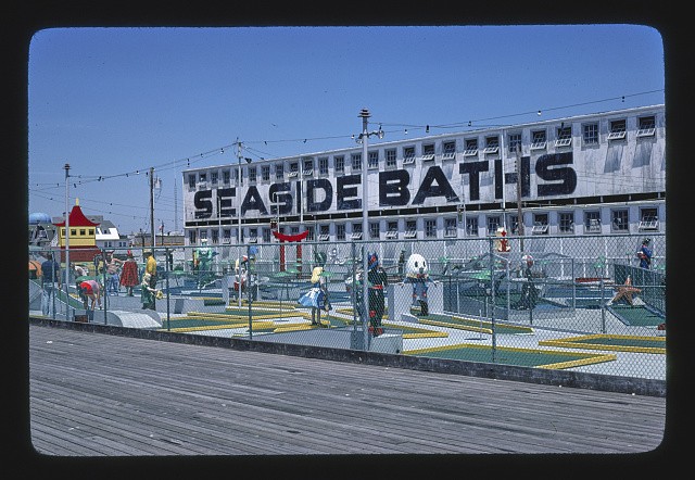 Photo:Seaside Baths, mini golf, Ocean City, New Jersey